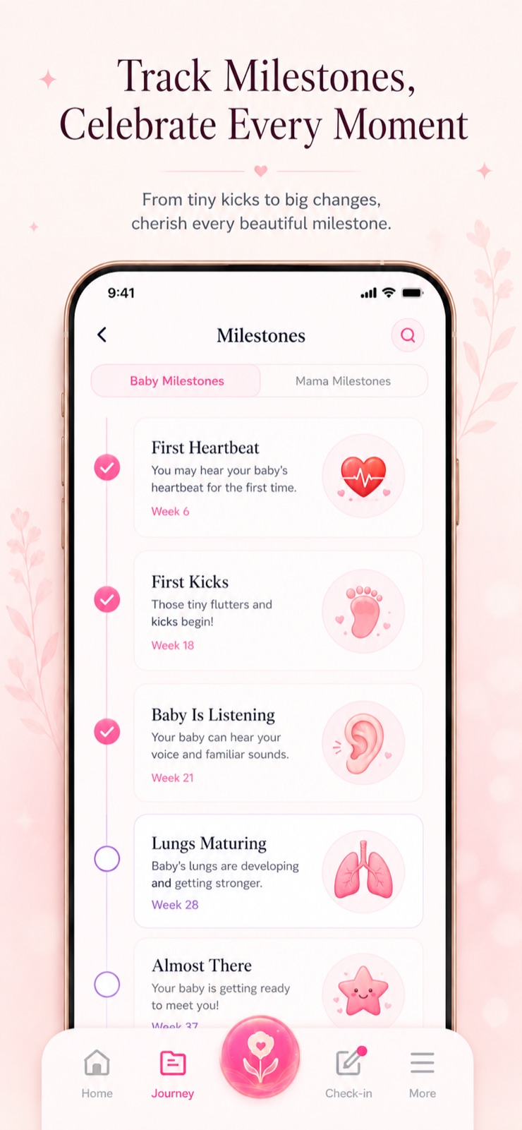 Track Milestones, Celebrate Every Moment